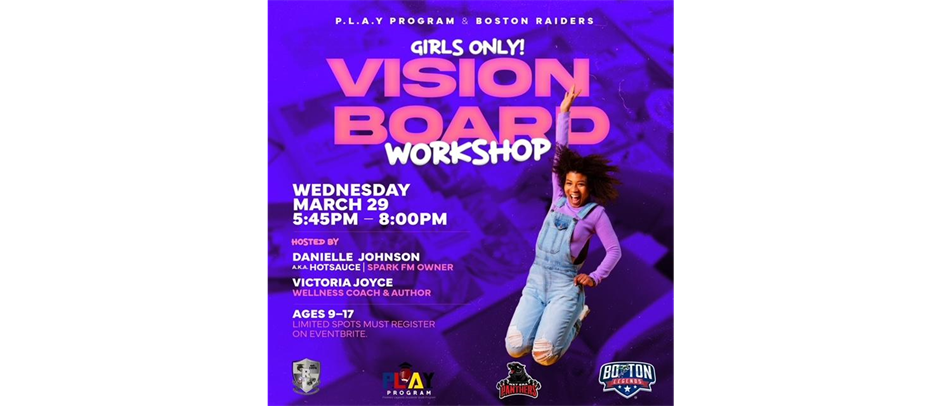 Girl's Only Vision Board Workshop- Wednesday, March 29th