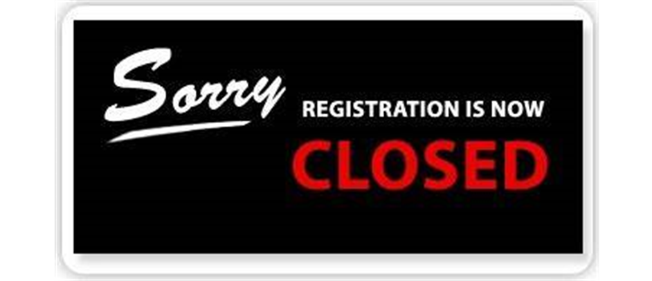 Registration is Now Closed!